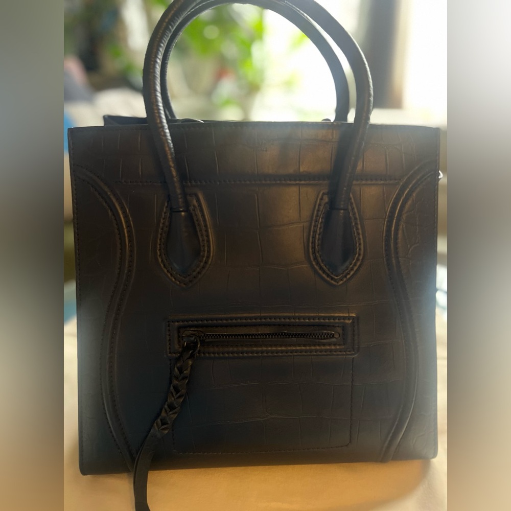 Ceiling Black Croc bag - Picture 6 of 13